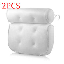 Load image into Gallery viewer, Bathroom Suction Cup Pillow Mesh Bath Pillow Pillow Bathtub Pillow Pillow
