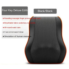Load image into Gallery viewer, Electric back massager pillow massage body neck with heat
