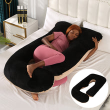 Load image into Gallery viewer, Maternity Pillow Waist Support Side Sleeping Slope Pillow J-type
