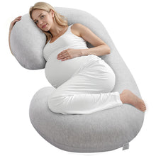 Load image into Gallery viewer, Pregnancy Pillow, C-Shaped Full Body Maternity Pillow For Sleeping, Ultra-Soft And Breathable Pregnant Support Pillows With Removable &amp; Washable Cover, Perfect For Back, Belly, Hip, Legs Relief
