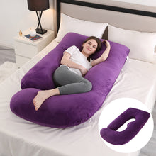 Load image into Gallery viewer, Maternity Pillow Waist Support Side Sleeping Slope Pillow J-type
