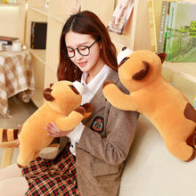 Load image into Gallery viewer, Brown Raccoon Soft Body Down Cotton Throw Pillow Doll Large Size
