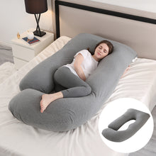 Load image into Gallery viewer, Maternity Pillow Waist Support Side Sleeping Slope Pillow J-type
