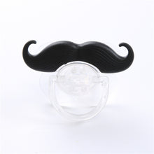 Load image into Gallery viewer, Baby Funny Pacifier Newborn Pacifier Beard Edible Silicon Funny Toys
