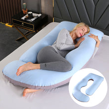 Load image into Gallery viewer, Maternity Pillow Waist Support Side Sleeping Slope Pillow J-type
