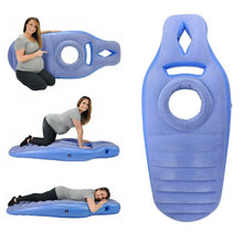 Load image into Gallery viewer, Inflatable Maternity Mattress Lying Pad Sleeping Pillow Inflatable Mattress Surface Flocking Inflatable Lying Pad
