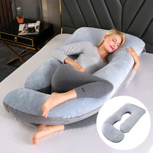 Load image into Gallery viewer, Maternity Pillow Waist Support Side Sleeping Slope Pillow J-type
