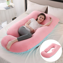 Load image into Gallery viewer, Maternity Pillow Waist Support Side Sleeping Slope Pillow J-type
